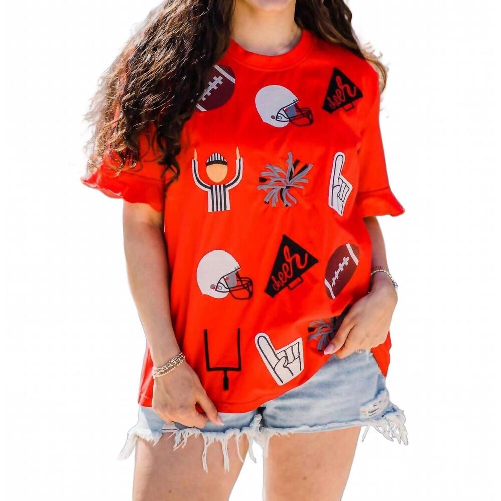 NEW LAYERZ CLOTHING friday night lights tee in red